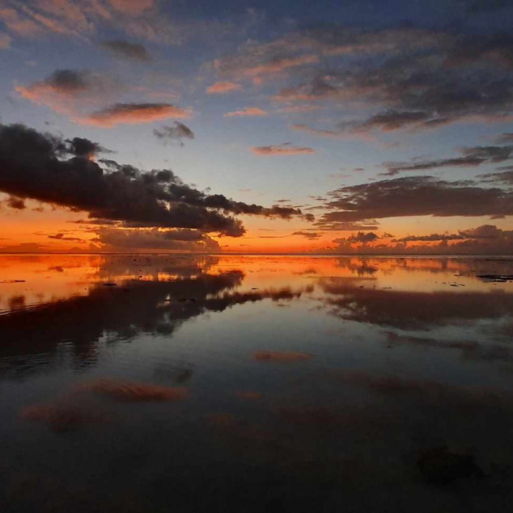 coucher de soleil polynésie française